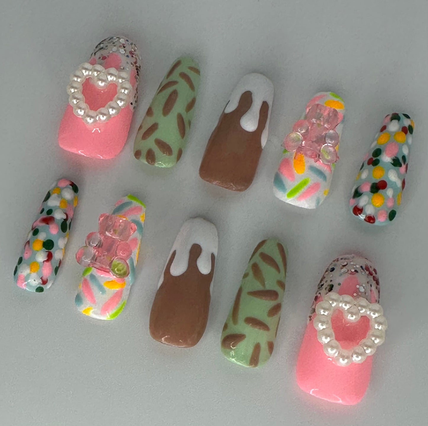 Sundae Sprinkles (Press-on Nails)