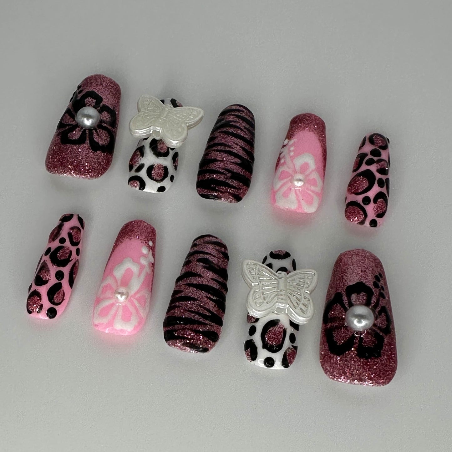 Glitter Gyaru (Press-on Nails)